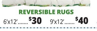 Ocean State Job Lot Reversible rugs offer