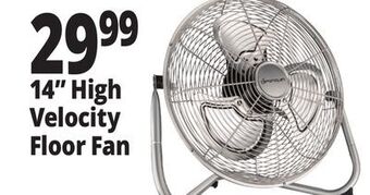 Ocean State Job Lot 14 high velocity floor fan offer
