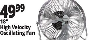 Ocean State Job Lot 18 high velocity oscillating fan offer