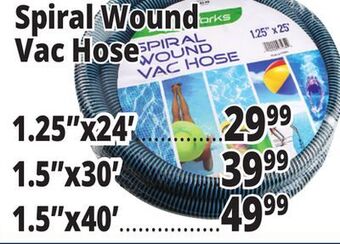 Ocean State Job Lot Swimworks spiral wound pool vacuum hose, 1.25 x 25' offer