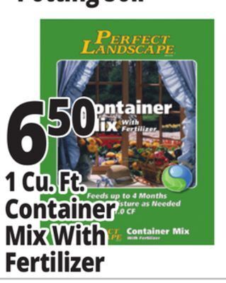 Ocean State Job Lot 1 cu. ft. container mix with fertilizer offer
