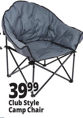 Ocean State Job Lot Folding club style camp chair offer