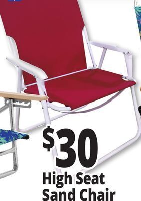 Ocean State Job Lot High seat sand chair offer