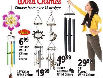 Ocean State Job Lot Wind chimes offer