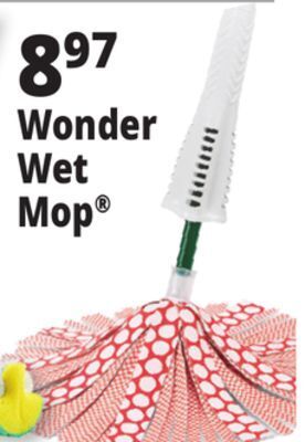 Ocean State Job Lot Wonder wet mop offer