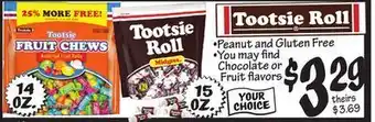 Ollie's Tootsie roll offer