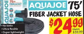 Ollie's Aquajoe 75' fiber jacket hose offer