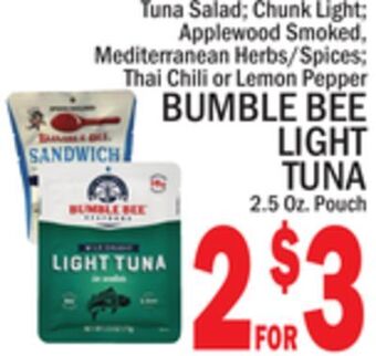 C Town Bumble bee light tuna offer