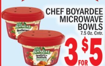 C Town Chef boyardee microwave bowls offer