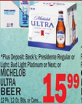 C Town Michelob ultra beer offer
