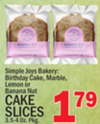 C Town Cake slices offer