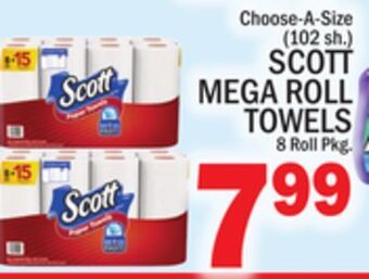 C Town Scott mega roll towels offer