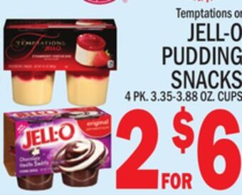 C Town Jell-o pudding snacks offer
