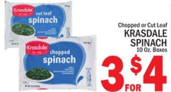 C Town Krasdale spinach offer