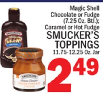 C Town Fudge smucker's toppings 11.75-12.25 oz. jar offer