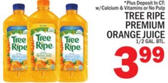 C Town Tree ripe premium orange juice offer