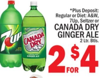 C Town Canada dry ginger ale offer