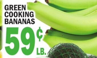 C Town Green cooking bananas offer