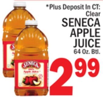 C Town Seneca apple juice offer