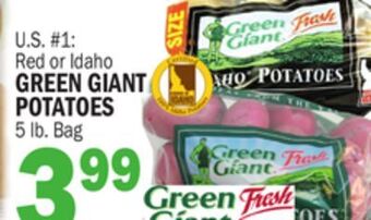 C Town Green giant potatoes offer