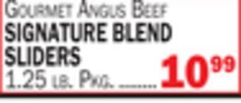 C Town Signature blend sliders offer