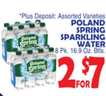 Bravo Supermarkets Poland spring sparkling water offer