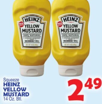 Bravo Supermarkets Heinz yellow mustard offer