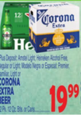 Bravo Supermarkets Corona extra beer offer