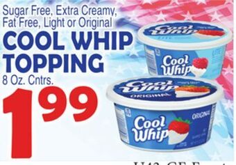 Bravo Supermarkets Cool whip topping offer
