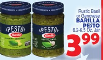 Bravo Supermarkets Barilla pesto offer