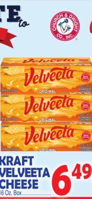 Bravo Supermarkets Kraft velveeta cheese offer