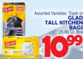 Bravo Supermarkets Glad tall kitchen bags offer