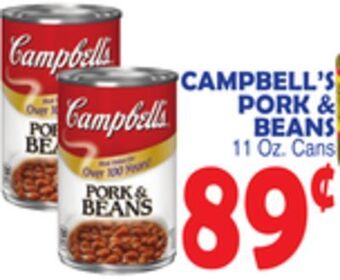 Bravo Supermarkets Campbell's pork & beans offer