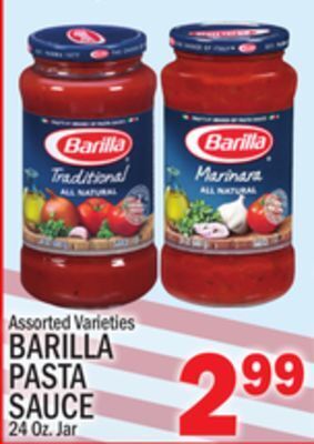 C Town Barilla pasta sauce offer