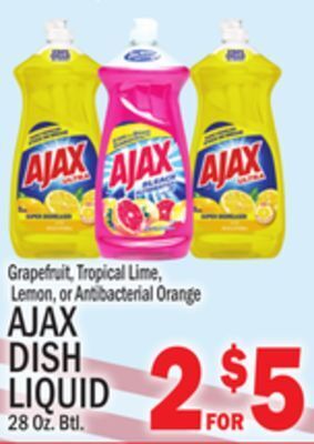 C Town Ajax dish liquid offer