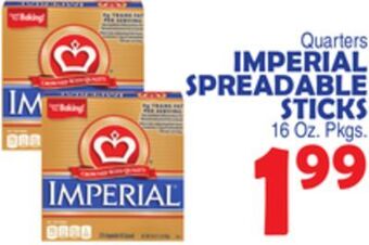 Bravo Supermarkets Imperial spreadable sticks offer
