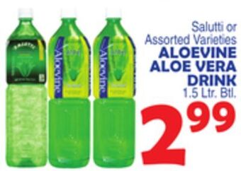 Bravo Supermarkets Aloevine aloe vera drink offer