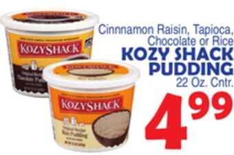 Bravo Supermarkets Kozy shack pudding offer