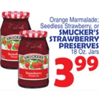Bravo Supermarkets Smucker's strawberry preserves offer