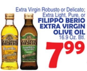 Bravo Supermarkets Filippo berio extra virgin olive oil offer