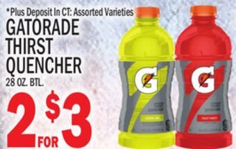 C Town Gatorade thirst quencher offer