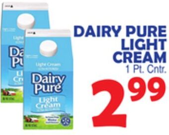 Bravo Supermarkets Dairy pure light cream offer