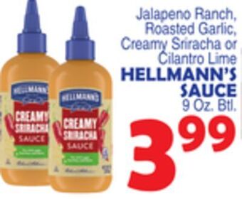 Bravo Supermarkets Hellmann's sauce offer