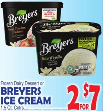 Bravo Supermarkets Breyers ice cream offer