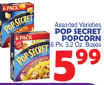 Bravo Supermarkets Pop secret popcorn offer