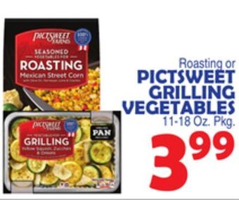 Bravo Supermarkets Pictsweet grilling vegetables offer