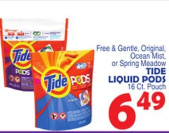 Bravo Supermarkets Tide liquid pods offer