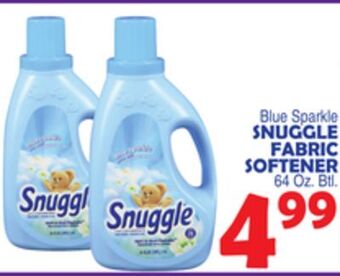 Bravo Supermarkets Blue sparkle snuggle fabric softener offer