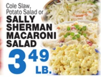 Bravo Supermarkets Sally sherman macaroni salad offer