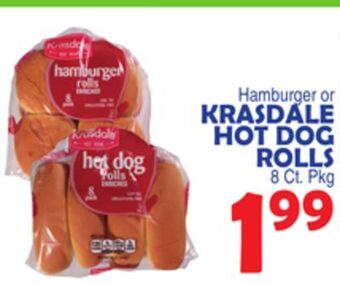 Bravo Supermarkets Krasdale hot dog rolls offer